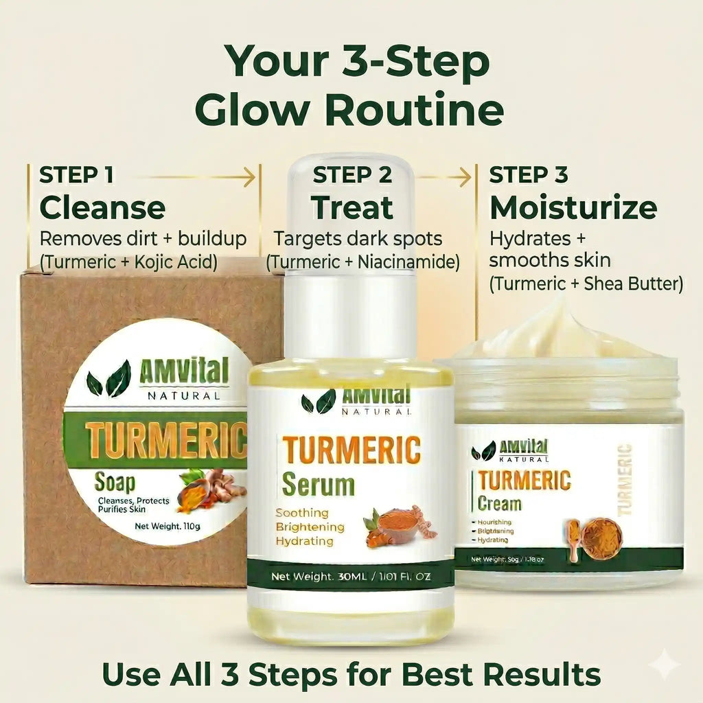 Daily Glow Routine Bundle (Cleanse + Treat + Moisturize)