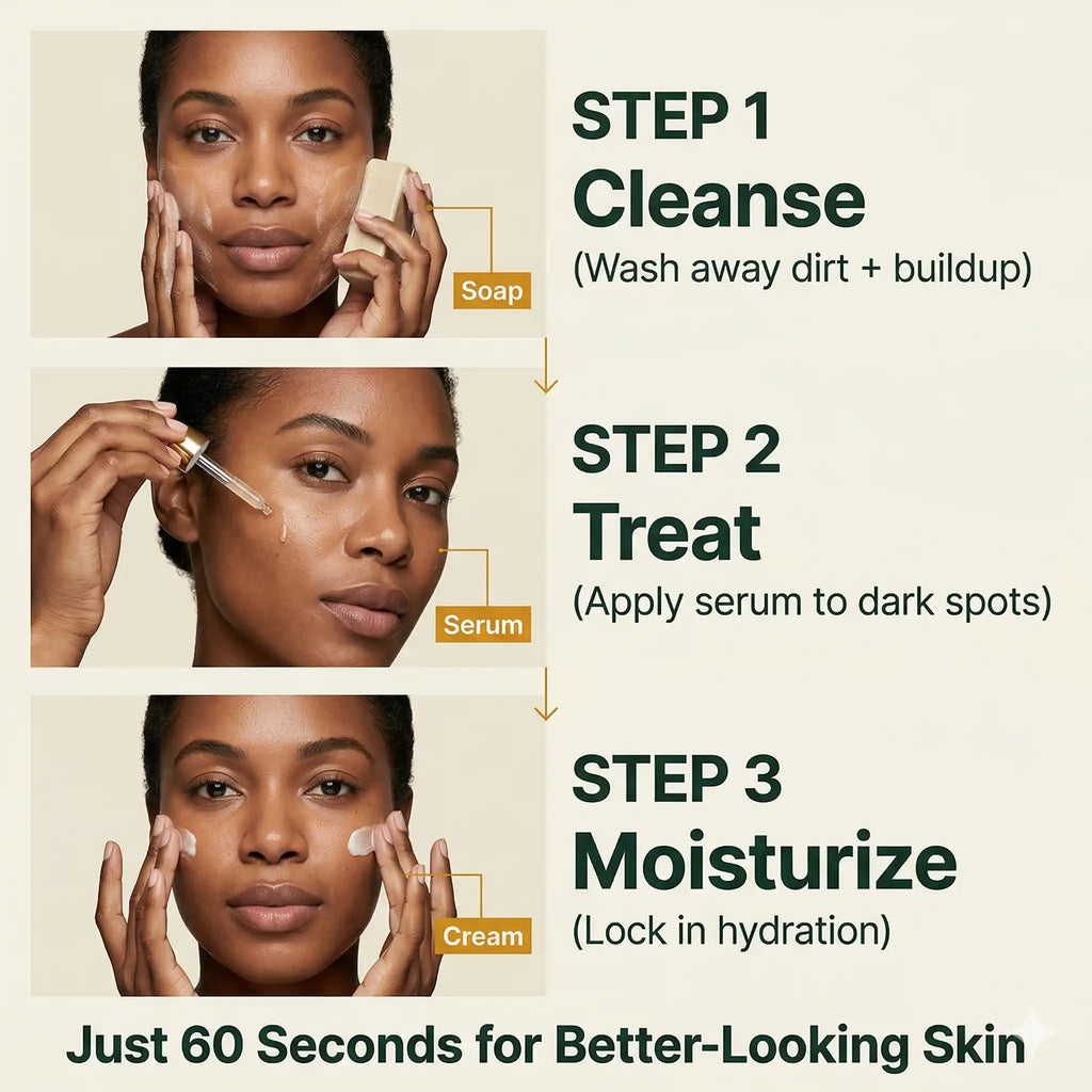 Daily Glow Routine Bundle (Cleanse + Treat + Moisturize)
