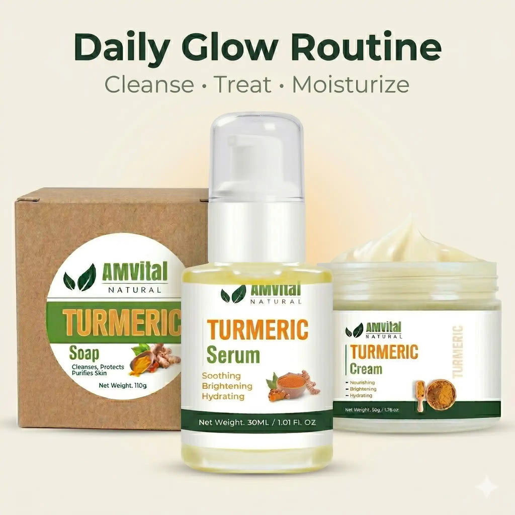 Daily Glow Routine Bundle (Cleanse + Treat + Moisturize)