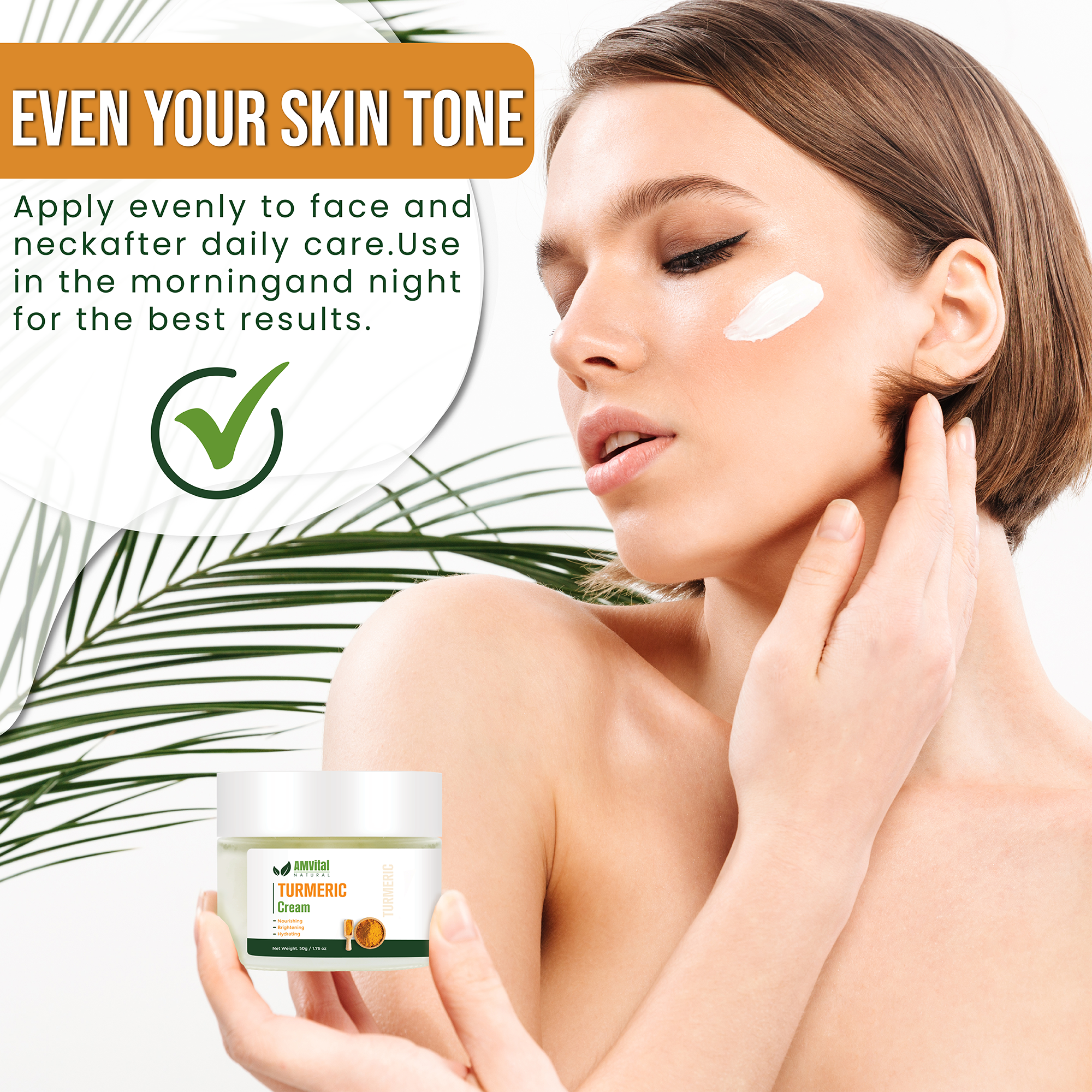 AMVital Turmeric Glow Trio (Scrub + Serum + Cream)